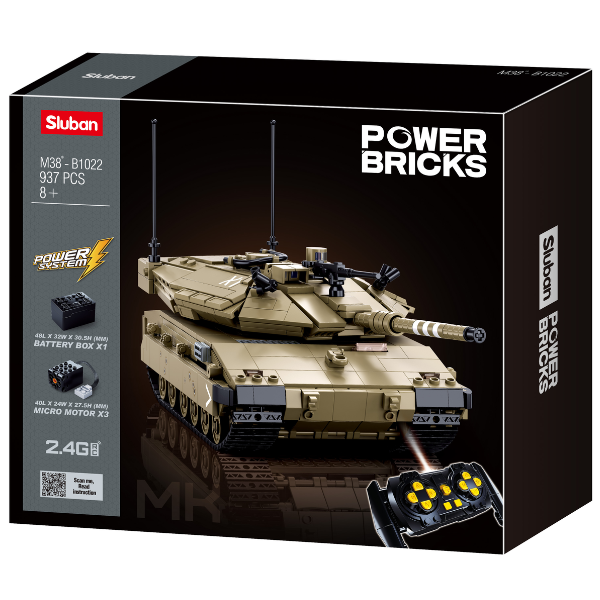 Конструктор “Меркава MK4 RC”, на пульте радиоуправления, 891 элем.