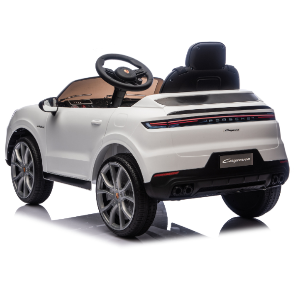 Машина Porsche Cayenne, Аккумулятор 12V7Ah, 2 мотора 25W, EVA колеса, кожаные сидения