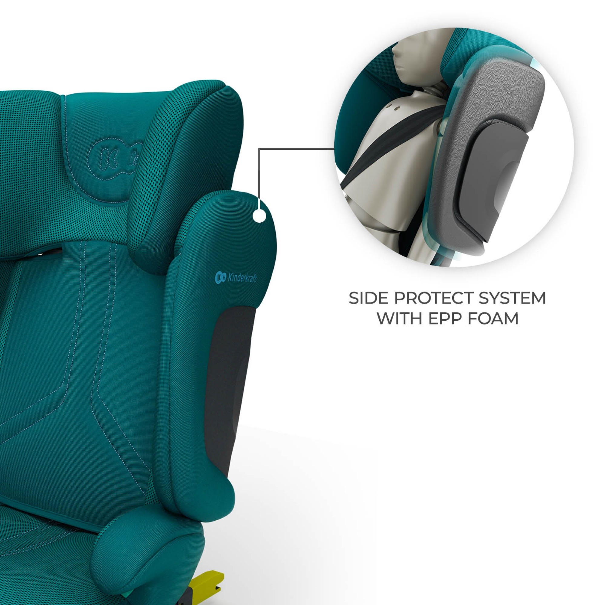 Детское автокресло Kinderkraft Xpand 2 Pro i-Size Green (KCXPPR02GRE0000)