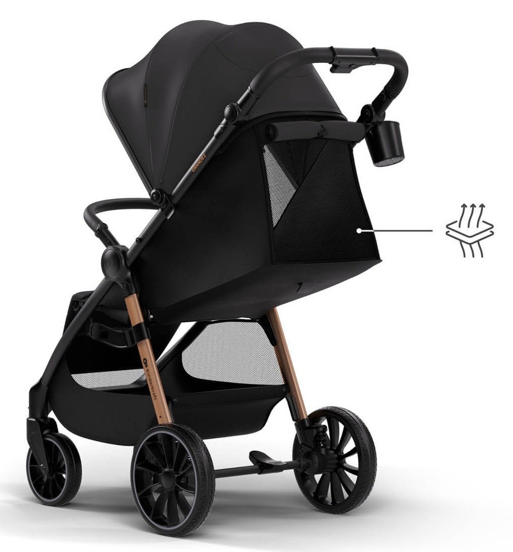 Коляска Kinderkraft Grande 2 Midnight Black (KSGRAN02BLK0000)