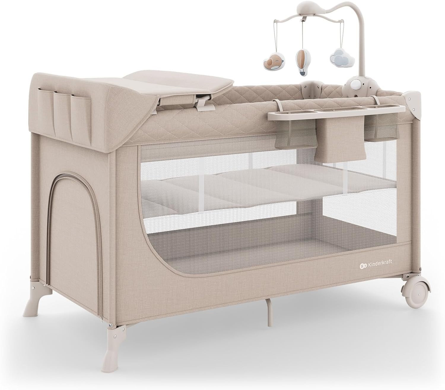 Манеж Kinderkraft Leody UP Biege (KCLEODUPBEG00AC)