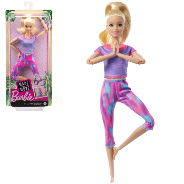 Кукла Barbie с белыми волосами “Безграничные движения”
