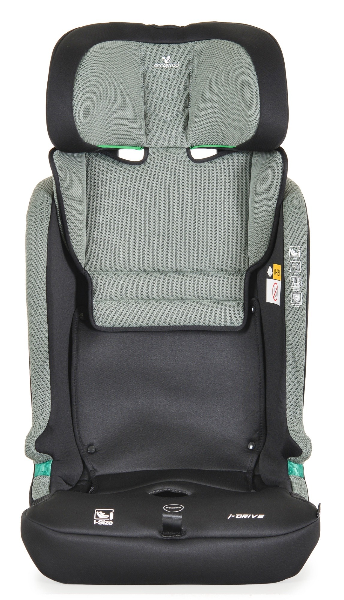 Детское автокресло Cangaroo iDrive Twill Green