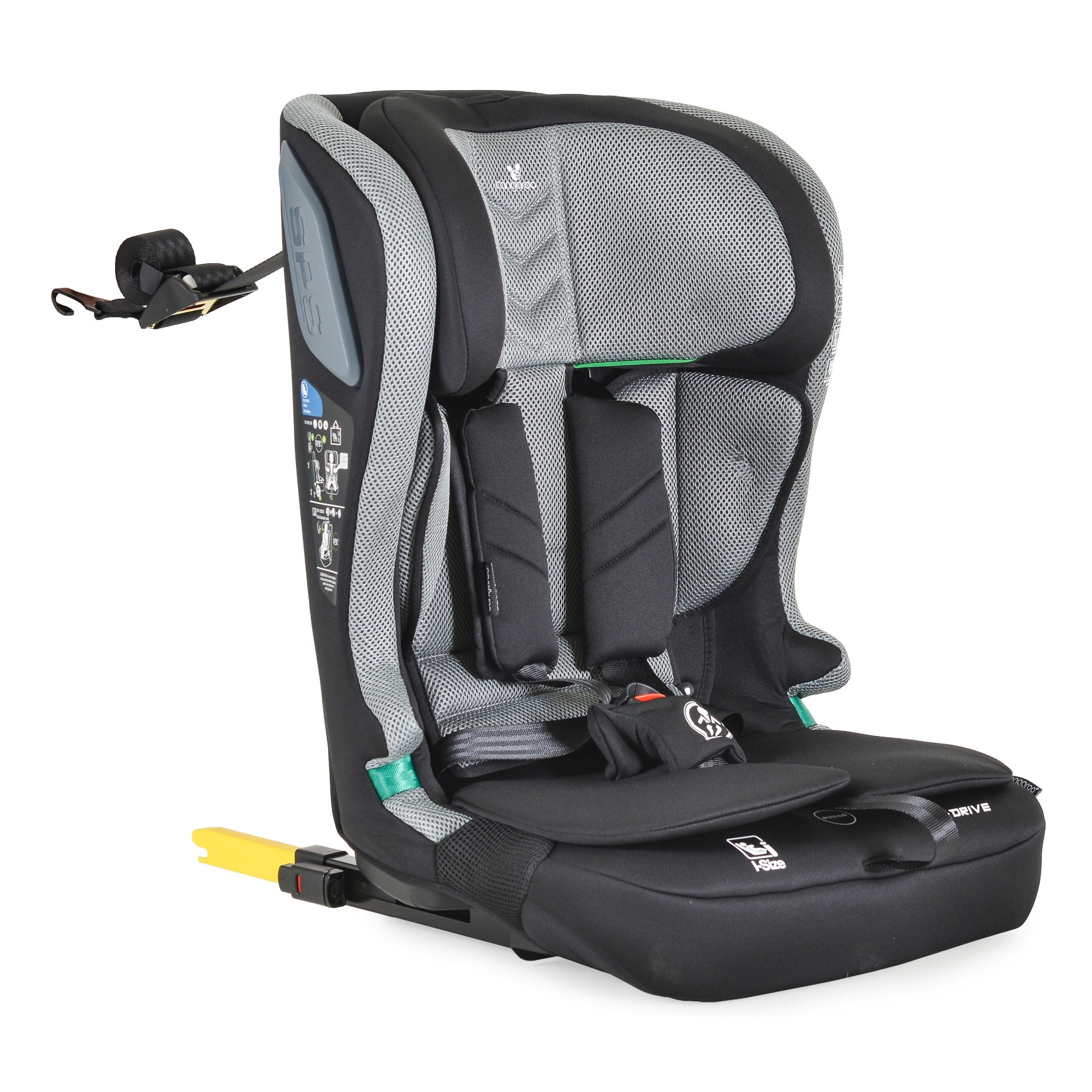 Детское автокресло Cangaroo iDrive Titanium Grey
