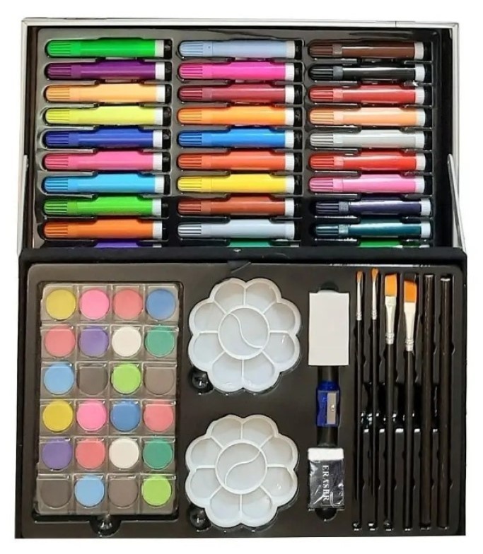 Детский набор для рисования 4Play Creativity Blue 145pcs