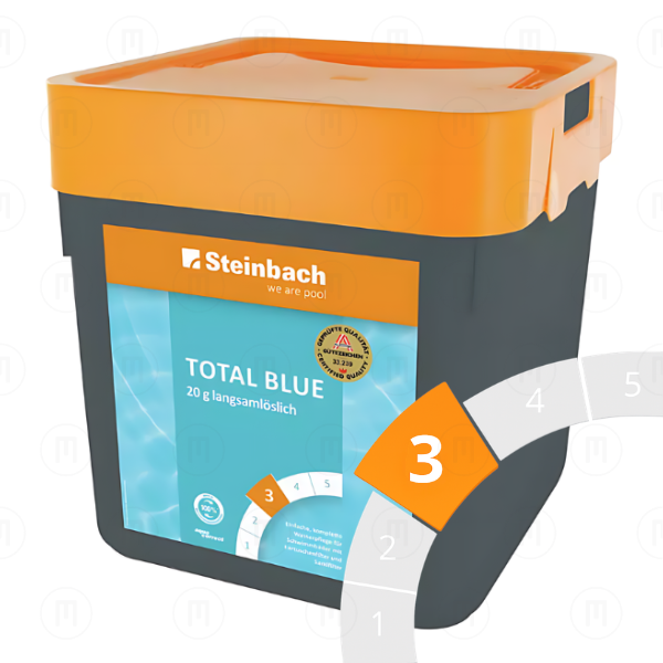 Мульти-функциональные таблетки «Total Blue», 250 шт. х 20 г, 5 кг