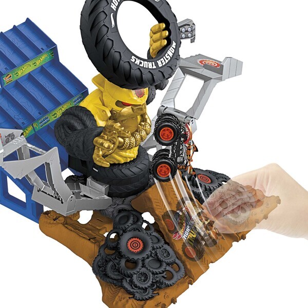 Hot Wheels Игровой набор «Mega-Wrex против Crushzilla»