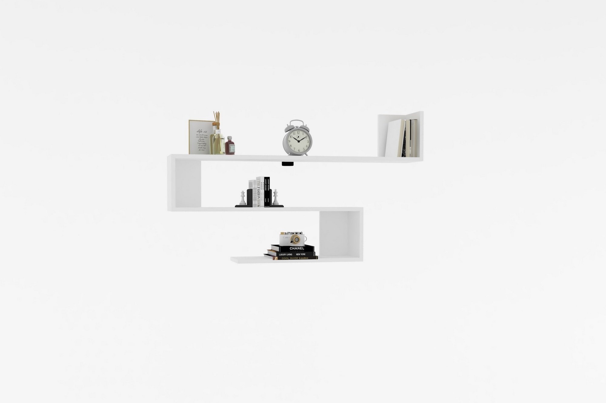 Настенная полка Hanah Home Penne White