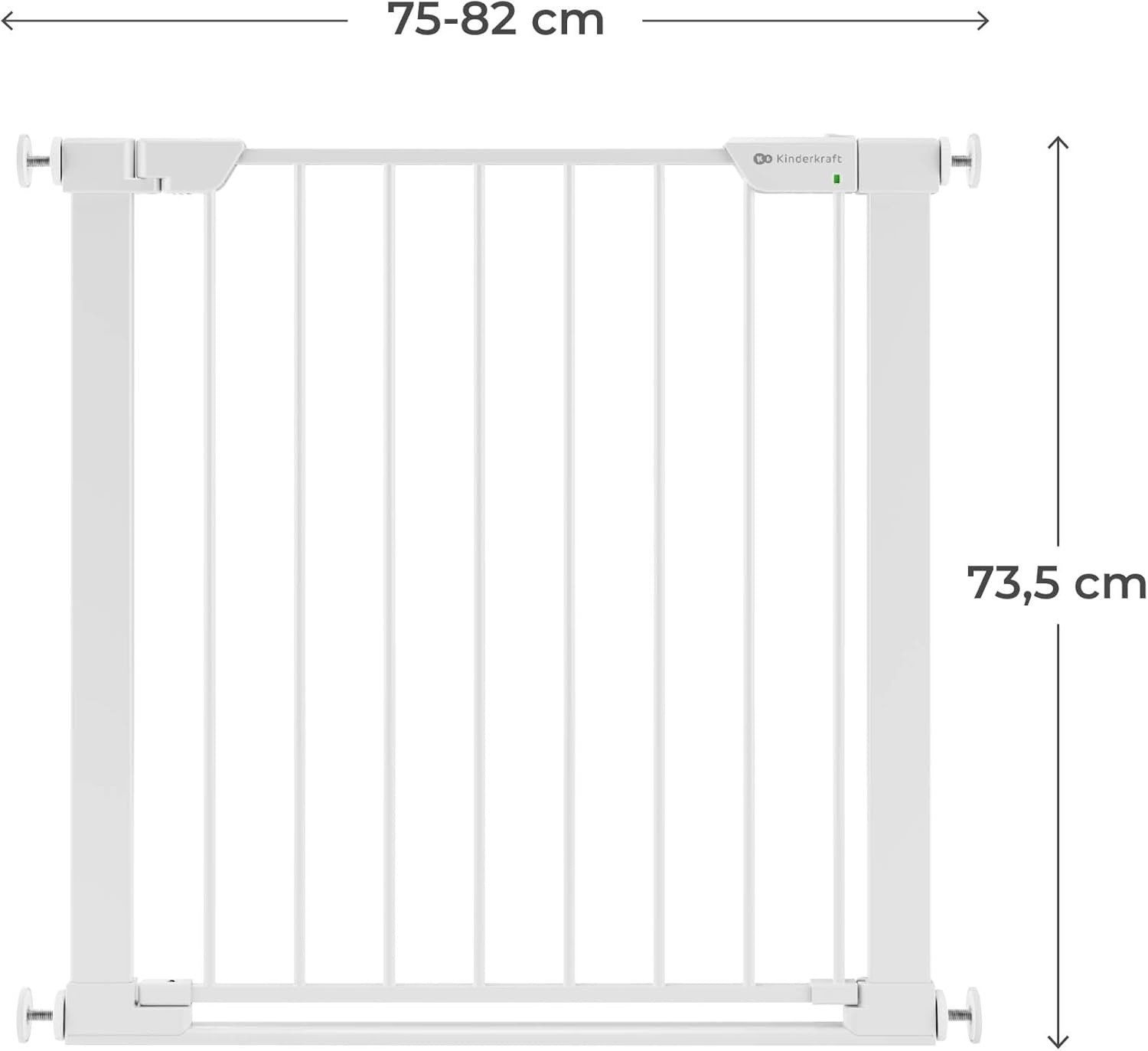 Ворота безопасности Kinderkraft Safe Snap White (KASASN00WHT0000)