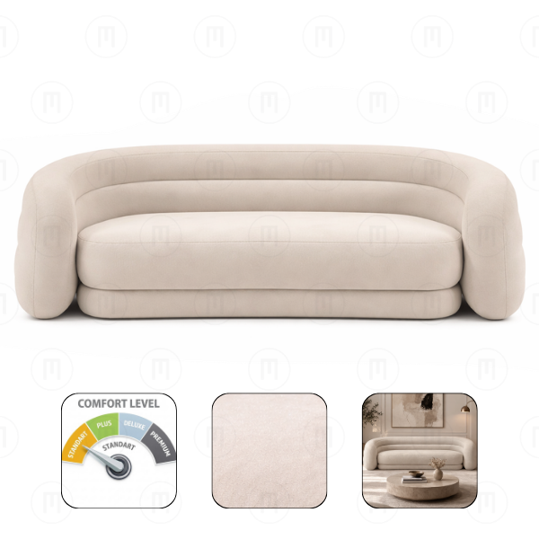 INTEX Надувной полукруглый диван «Curve» 229x109x81 см