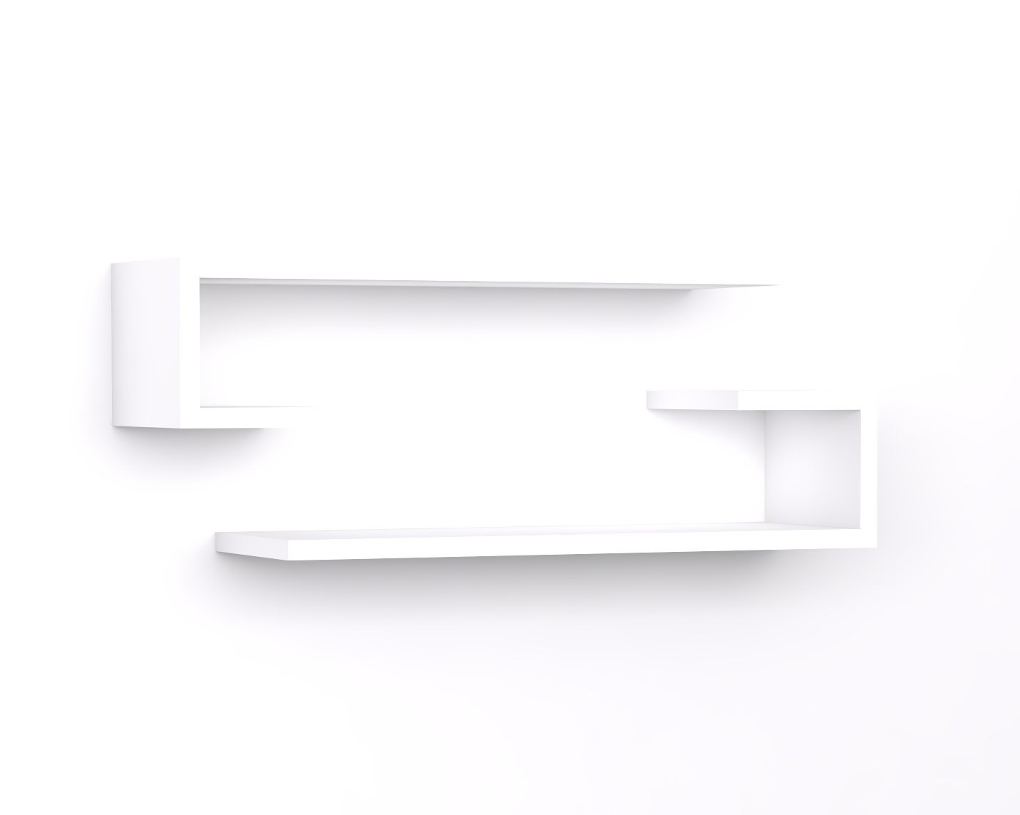 Комплект навесных полок Hanah Home Eldo White