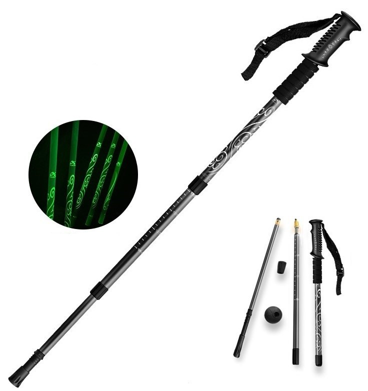 Треккинговые палки Yourjoy Trekking Pole AT16 Black