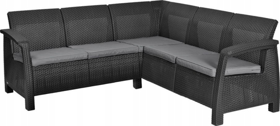 Садовый диван Keter Corfu Relax Graphite (241726)