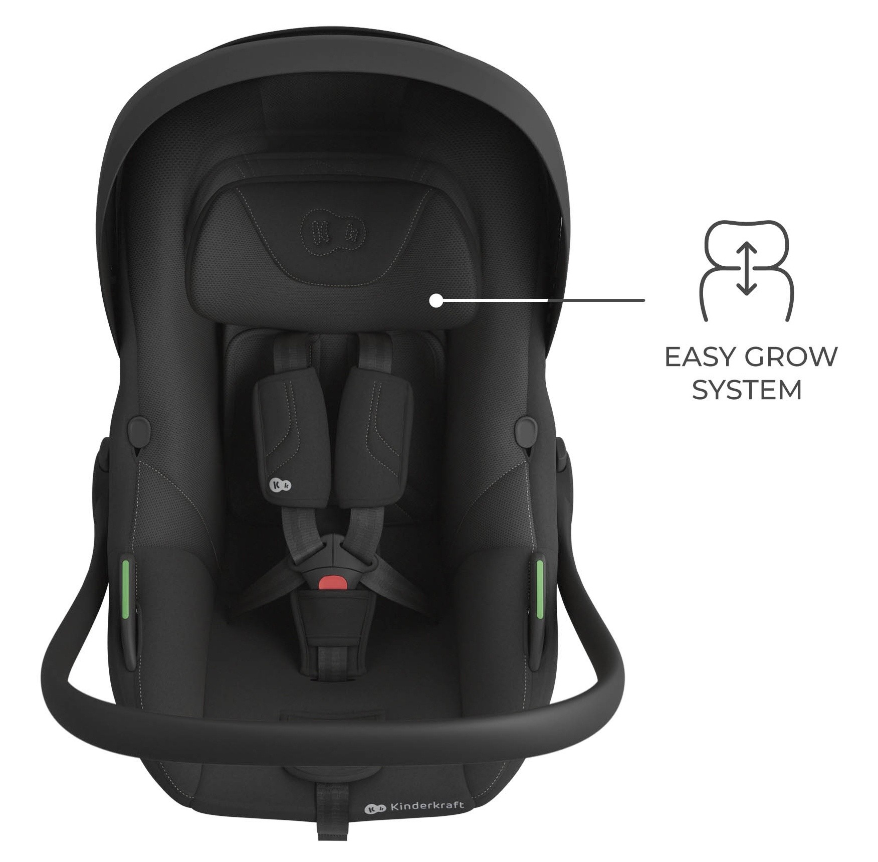 Детское автокресло Kinderkraft I-Light Graphite Black (KCILIT00BLK0000)