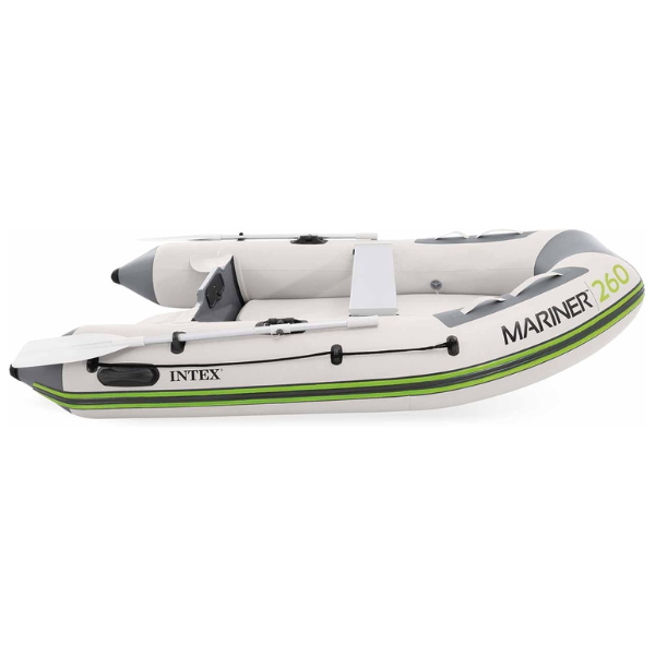 INTEX Надувная лодка «Mariner 260» с веслами, насосом и сумкой, 264x155x61 см, до 400 кг