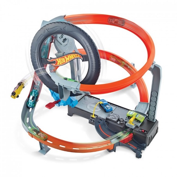 Hot Wheels Игровой набор Гонки в шиномонтажной