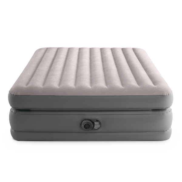 INTEX Надувная кровать «Velur Prime Comfort» 152х203х51см со встр.нас. 220В, до 272 кг