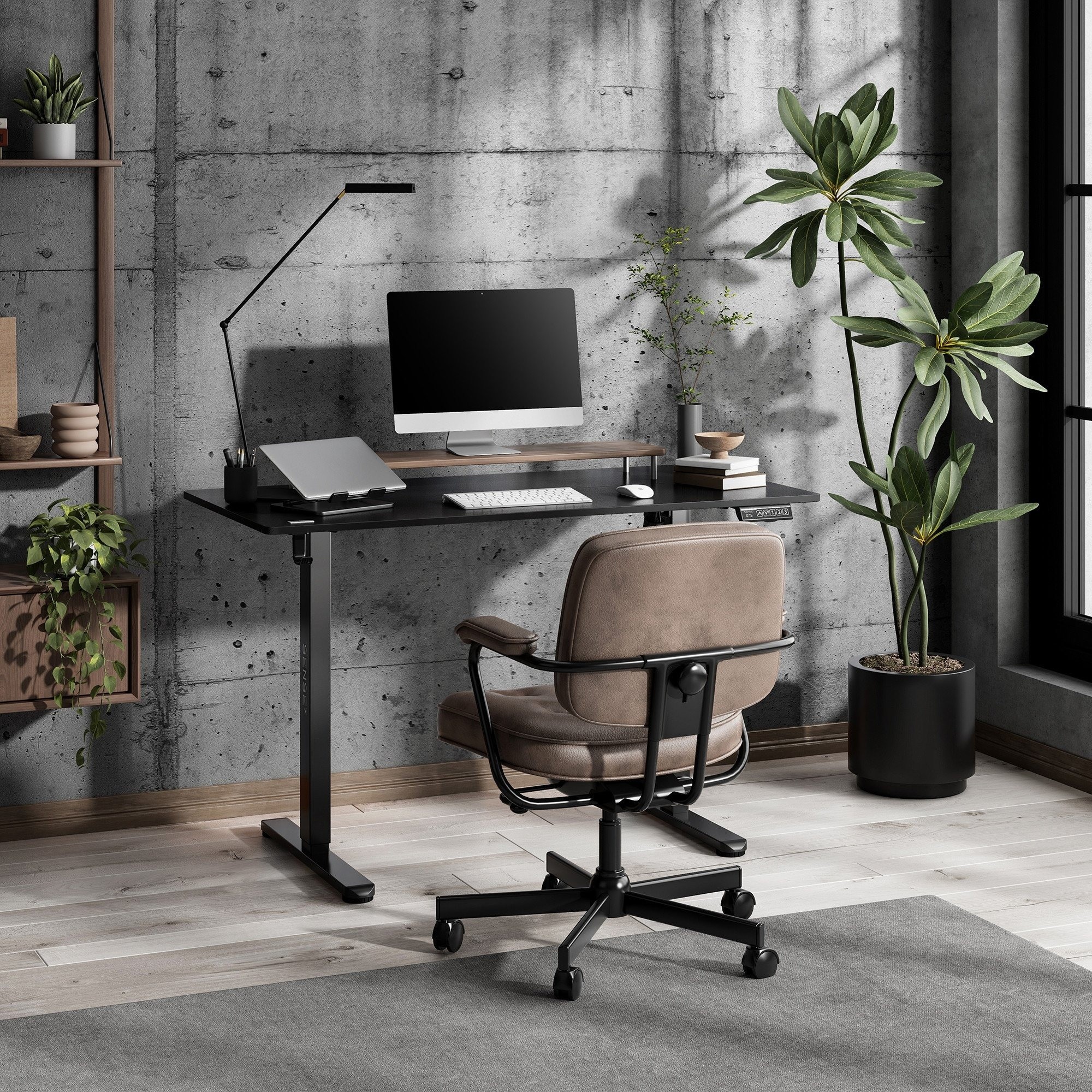 Письменный стол Sense7 Nojo Light 120x60 Black