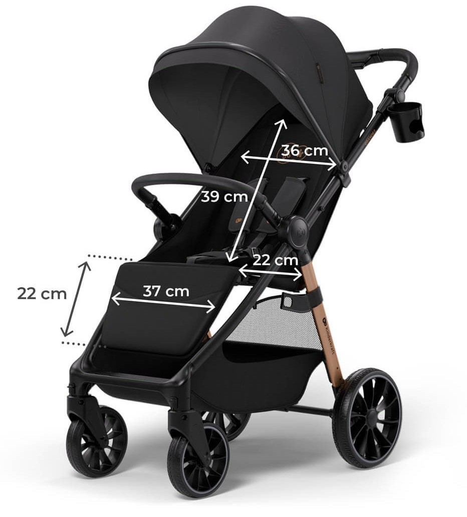Коляска Kinderkraft Grande 2 Midnight Black (KSGRAN02BLK0000)