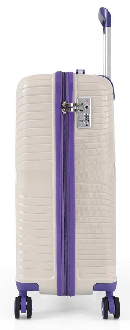 Чемодан CCS 5239 S White/Purple