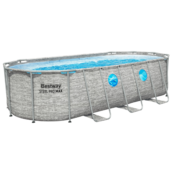 Bestway Бассейн STEEL PRO MAX Oval 549х274х122 см, 13430Л, металлический каркас
