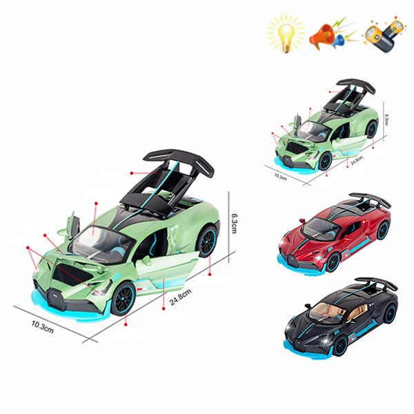 1:18 Автомобиль инерционный (свет, звук)