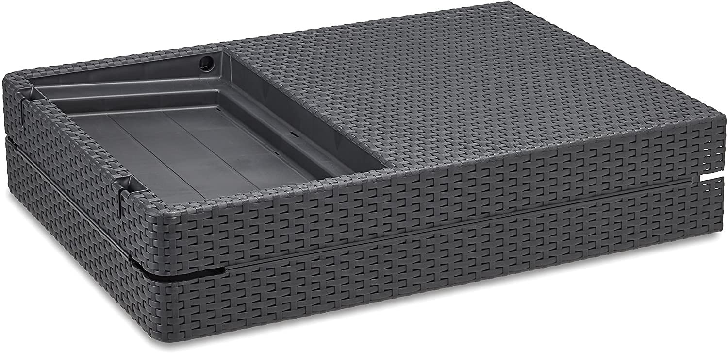 Шезлонг Keter Jaipur Sun Lounger Graphite + (238416)