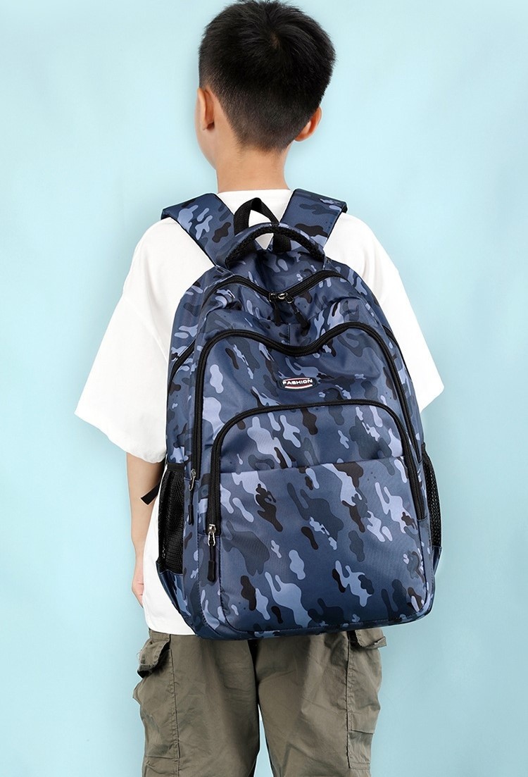 Школьный рюкзак 4Play AT156 Blue Camouflage