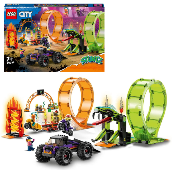 LEGO City «Double Loop Stunt Arena», 598 элем.