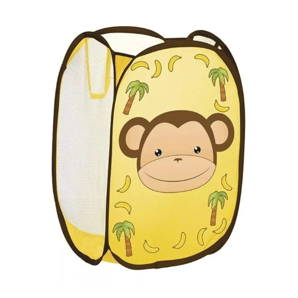 Корзина для хранения игрушек, желтая, U-Grow