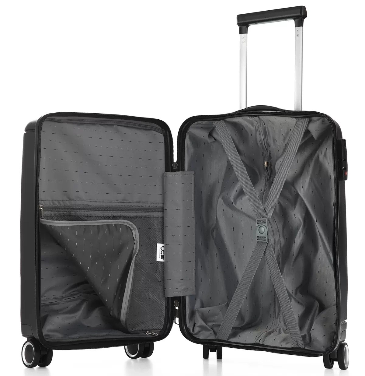 Чемодан CCS 5225 M Black