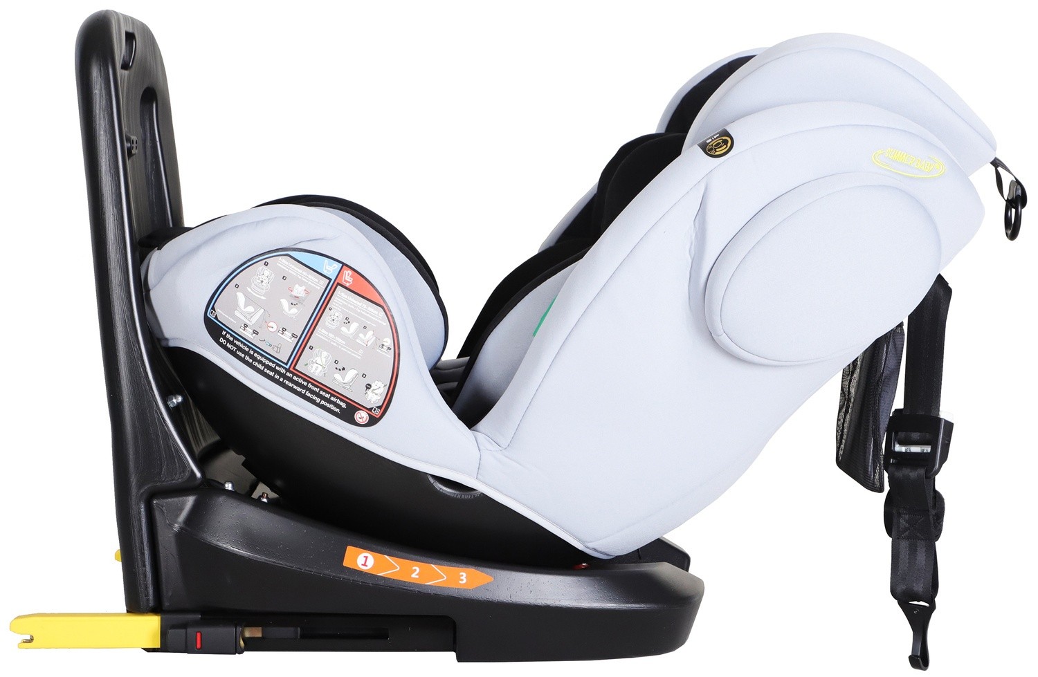 Детское автокресло Summer Baby Faro I-Size (4573) Black/Grey