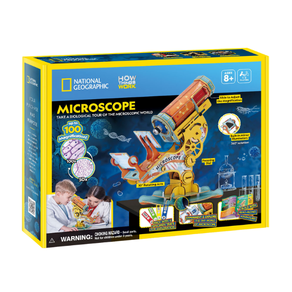 STEM Series 3D-пазл «Микроскоп» — изучаем биологию