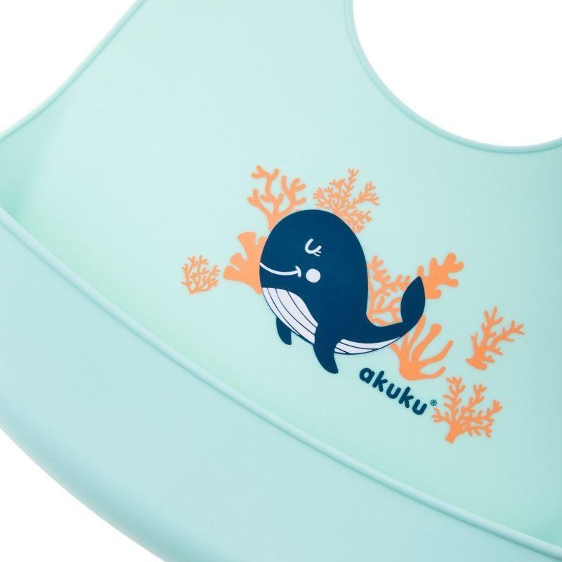 Слюнявчик Akuku A0505 Whale