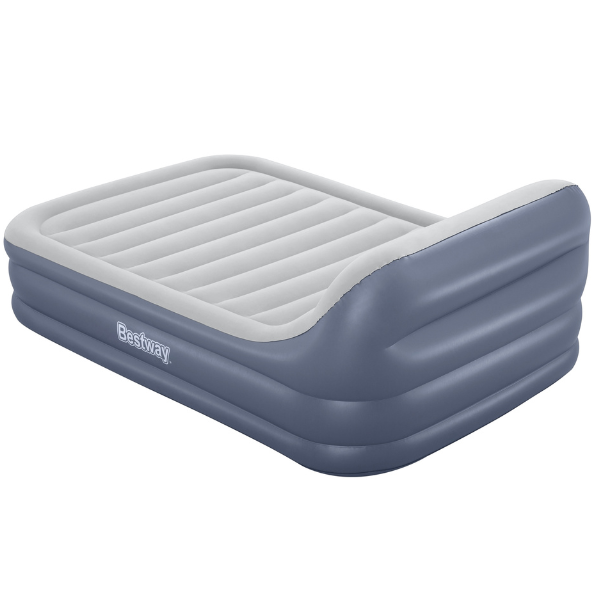 Bestway Надувной матрас со встроенным электронасосом 220 V и изголовьем, 152x226x84 см