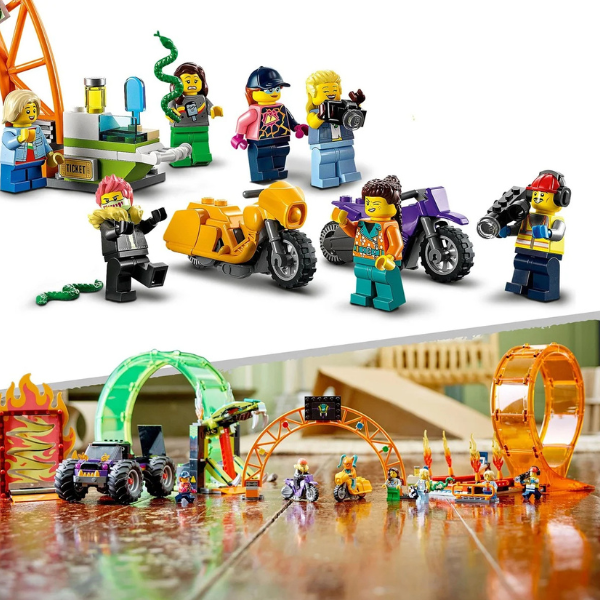 LEGO City «Double Loop Stunt Arena», 598 элем.
