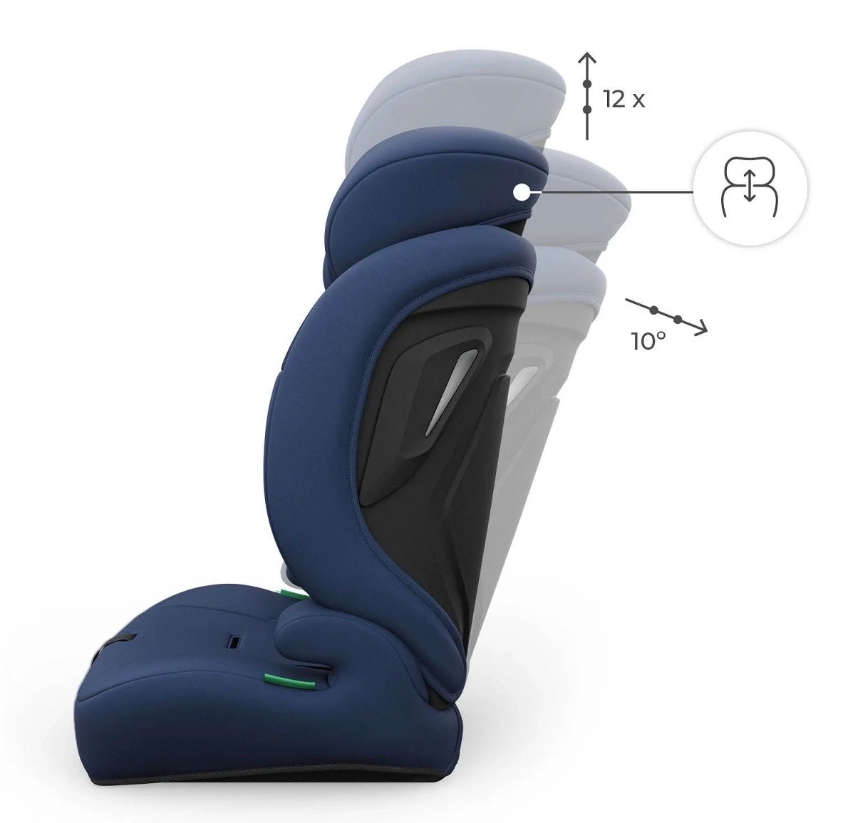 Детское автокресло Kinderkraft Comfort Up 2 Plus i-Size Navy (KCCOUP02NAVPL00)