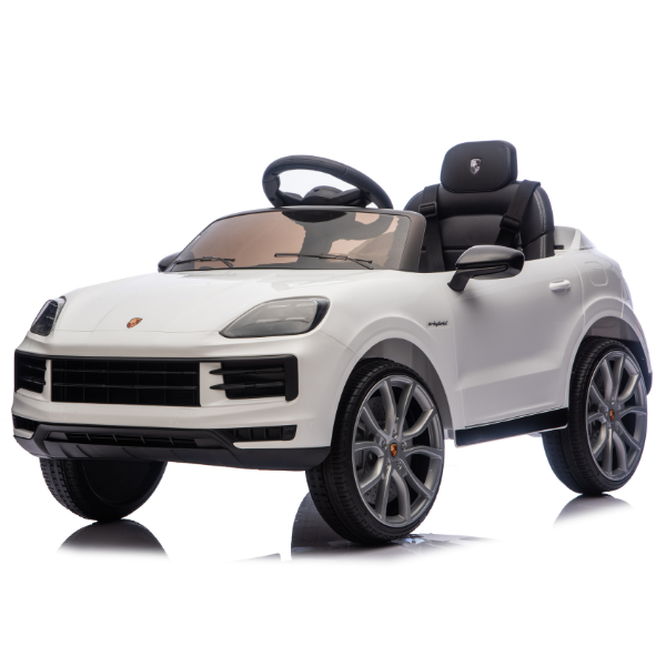 Машина Porsche Cayenne, Аккумулятор 12V7Ah, 2 мотора 25W, EVA колеса, кожаные сидения