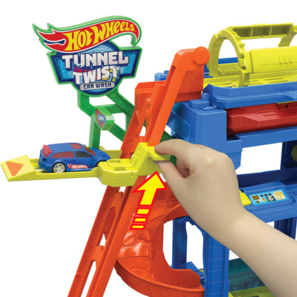 Hot Wheels Трек «Автомойка туннельный твист»