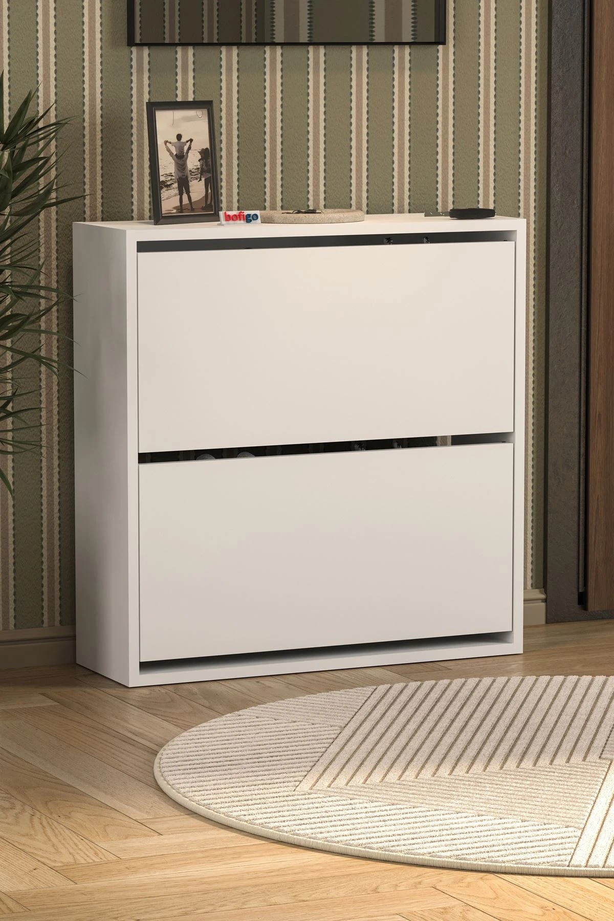 Обувница Bofigo 18-02-01 White