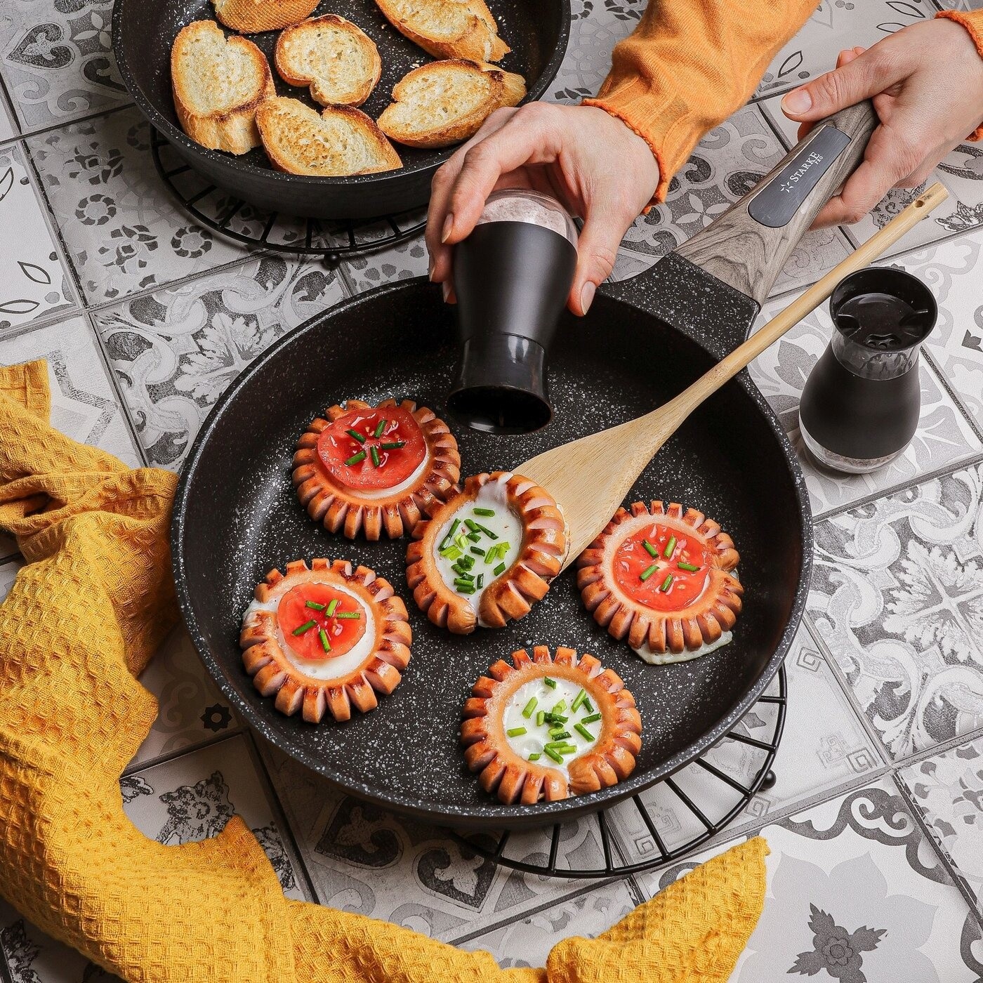 Набор для специй Tadar Devi Black 2pcs
