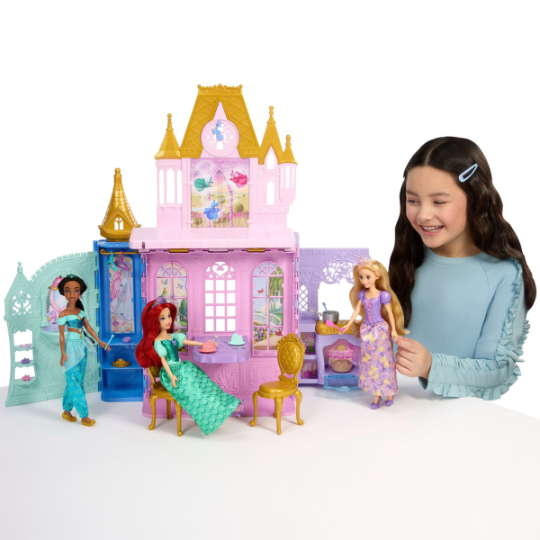 Игровой набор Disney Princess «Замок принцесс» с куклой Рапунцель и аксессуарами