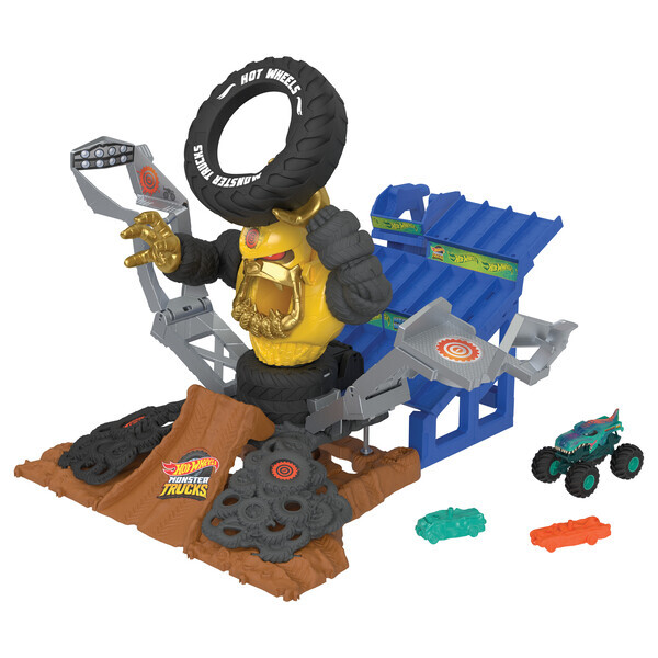 Hot Wheels Игровой набор «Mega-Wrex против Crushzilla»