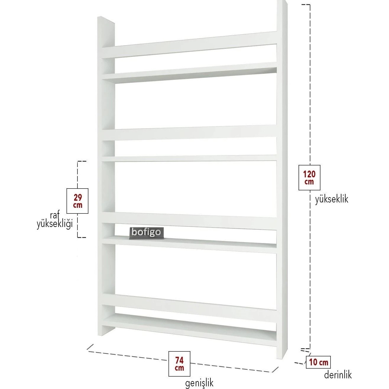 Стеллаж Bofigo 15-04-01 White