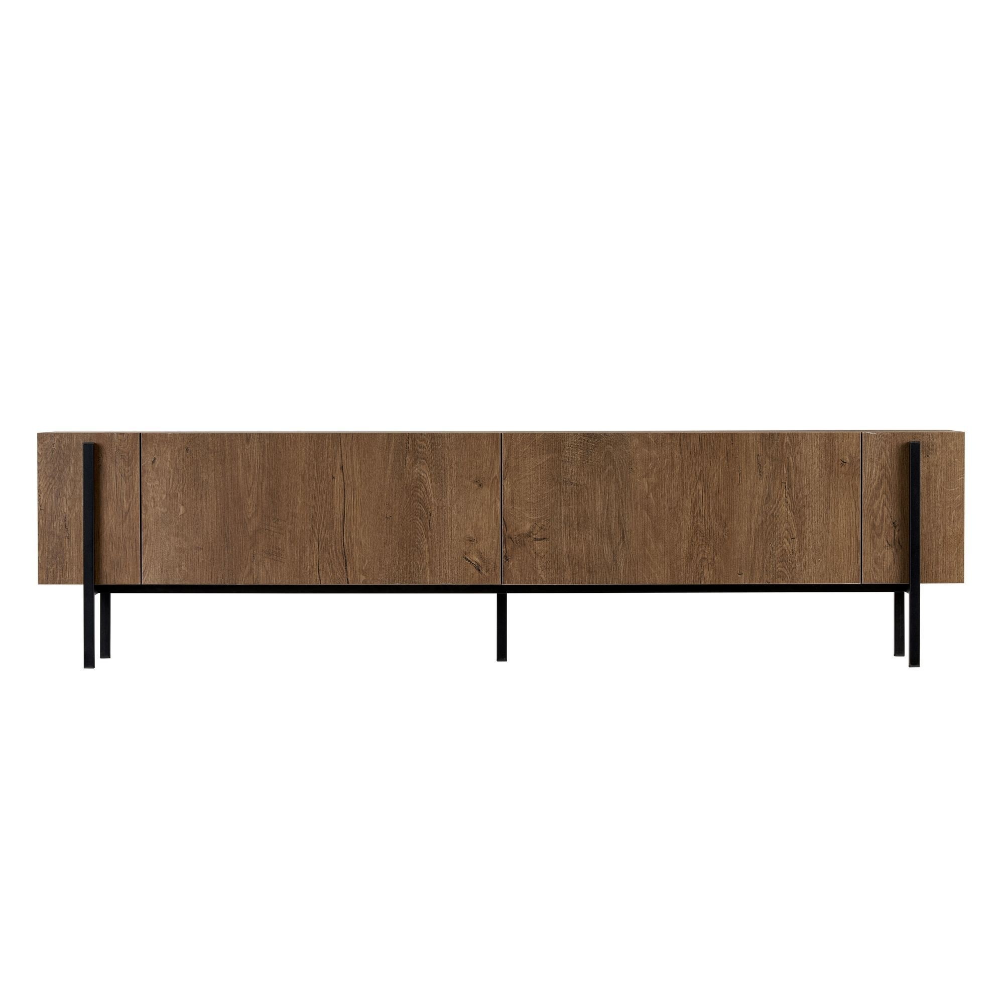 Тумба под ТВ Hanah Home Nexus Kafkas Oak Black