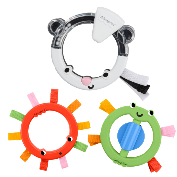 Fisher-Price Развивающая игрушка «Кольца», 3 модели.