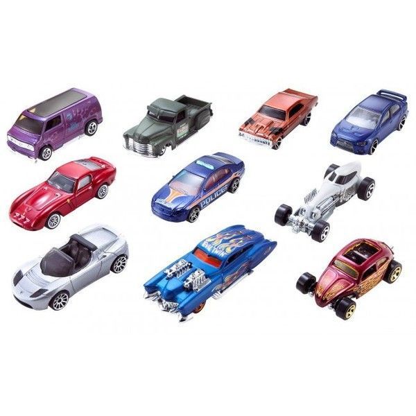 Hot Wheels Автомобиль базовый 10 шт.