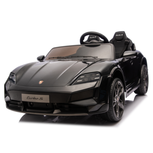Машина Porsche Taycan, Аккумулятор 12V10Ah, 2 мотора 90W, EVA колеса, кожаные сидения