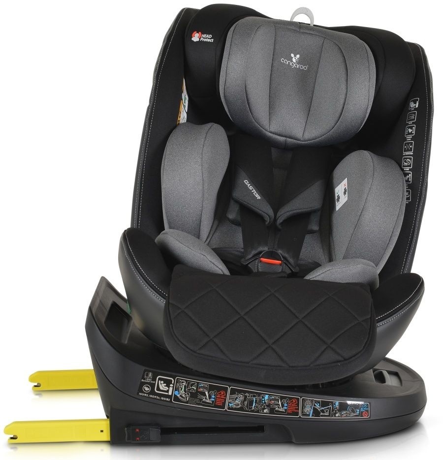 Детское автокресло Cangaroo Castor i-Size Grey