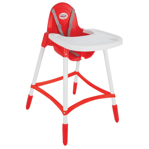 Детский стул со съемным столиком, красный